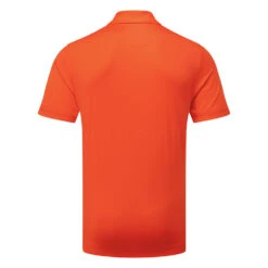 Callaway X-Series Street Mural Print Golf Polo Shirt -Optimal Golf Store Callaway AW22 X Series Street Mural Print Polo Shirt CGKSC024 825 SHCAL253 S Tangerine Tango Back