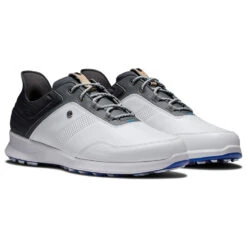 FootJoy FJ Stratos 50072 Golf Shoes -Optimal Golf Store FootJoy FJ Stratos 50072 Golf Shoes White Black Forged Iron Blanc de Blanc 3