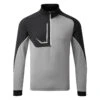 Galvin Green Daxton Insula Golf Pullover -Optimal Golf Store Galvin Green AW22 DAXTON G124270 SHARKSKIN BLACK WHITE Front
