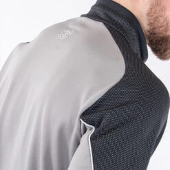 Galvin Green Daxton Insula Golf Pullover -Optimal Golf Store Galvin Green AW22 DAXTON G124270 SHARKSKIN BLACK WHITE model 4