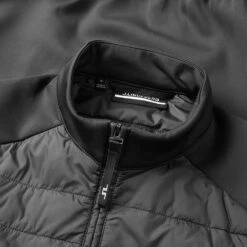 J.Lindeberg Kenny Hybrid Thermal Golf Wind Jacket -Optimal Golf Store J.Lindenberg Kenny Hybrid Jacket AMOW08165 9999 WTLIN042 Black detail