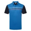 Ping Morten Golf Polo Shirt -Optimal Golf Store Ping SS23 Morten Polo Shirt P03575 DN90 SHPIN351 Danube Navy Multi Front
