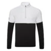 Ping Nexus 1/2 Zip Golf Sweater -Optimal Golf Store Ping SS23 Nexus 1 4 Zip Sweater P03578 090 SWPIN173 Black White Front