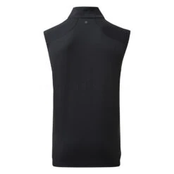 Ping Ramsey 1/2 Zip Golf Vest -Optimal Golf Store Ping SS19 Ramsey 1 4 Zip Vest P03357 060 Code SSPIN025 Black back