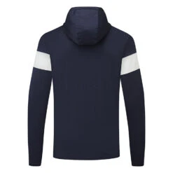 Puma MATTR Colour Block Golf Hoodie -Optimal Golf Store Puma SS23 Mattr Colourblock Hoodie 620252 02 SWPUM280 Navy Blazer Bright White Back