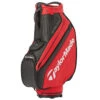 TaylorMade 2022 Stealth Golf Tour Staff Bag -Optimal Golf Store TaylorMade 2022 Tour Staff Bag Black Red 1