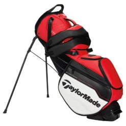 Optimal Golf Store -Optimal Golf Store TaylorMade 2023 Tour Stand Bag Red White Black 2