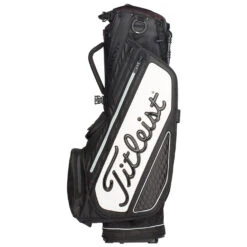 Titleist Tour Series Premium StaDry Golf Stand Bag -Optimal Golf Store Titleist 2022 Tour Series Premium Stand StaDry Bag Black White5