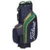 Titleist Cart 14 Shamrock Golf Cart Bag -Optimal Golf Store Titleist 2023 Cart 14 Shamrock Golf Cart Navy Green Gold 1