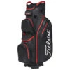 Titleist StaDry 14 Golf Cart Bag -Optimal Golf Store Titleist StaDry 14 Golf Cart Bag Black Black Red 1