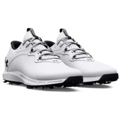 Under Armour Charged Draw 2 Golf Shoes -Optimal Golf Store Under Armour Charged Draw 2 Golf Shoes White White Black 3
