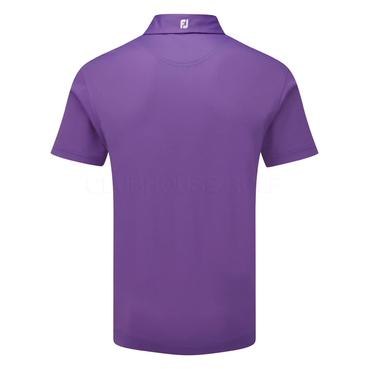 FootJoy Stretch Pique Solid Golf Polo Shirt 5 FootJoy Stretch Pique Solid Golf Polo Shirt - Image 3